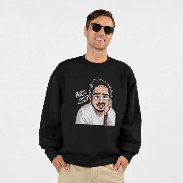 دورس پست مالون طرح کارتونی Feel Hurt (Post Malone) کد 1569