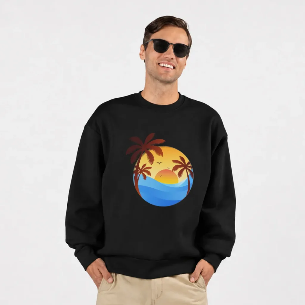 دورس طرح غروب ساحلی (Beach Sunset) کد 21627