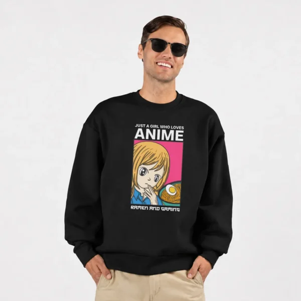 دورس نوشته Just a girl who loves Anime مدل فانتزی کد 22298