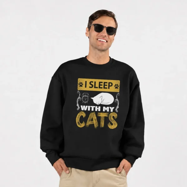 دورس گربه طرح I Sleep With My Cats کد 7654