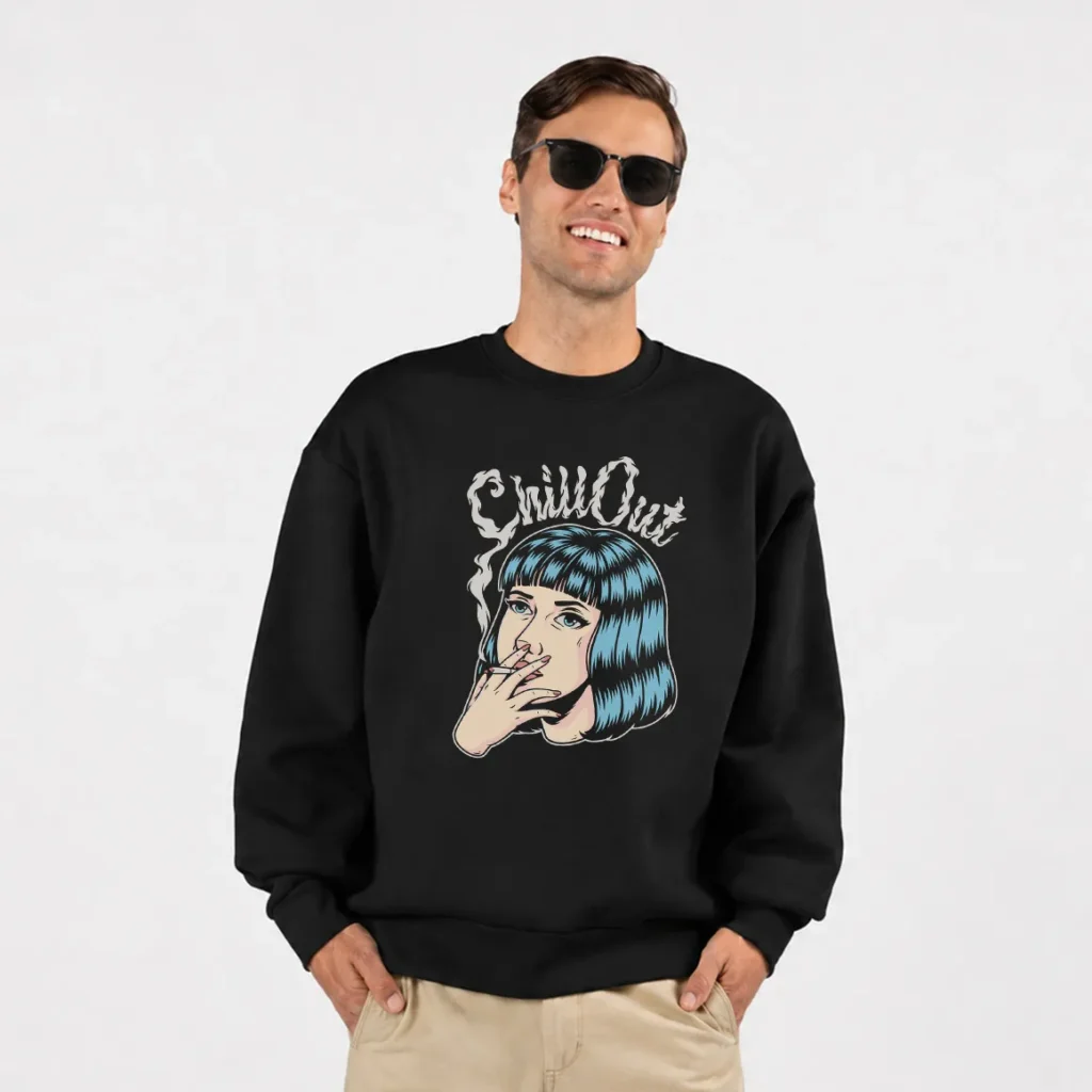 دورس پاپ آرت طرح دختر سیگاری کد 7713
