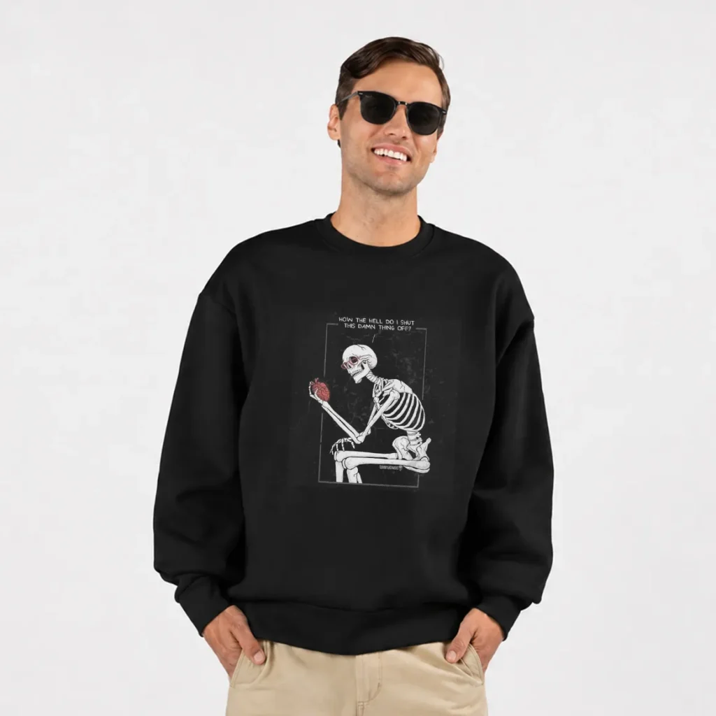 دورس جمجمه طرح اسکلت و گل رز کد po1285