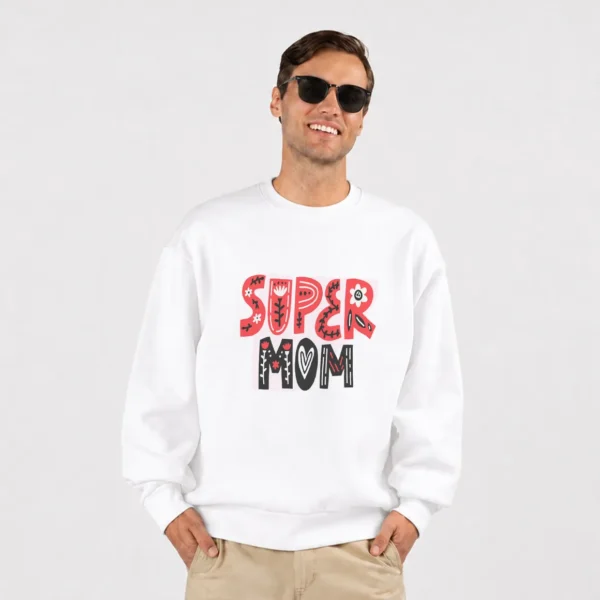 دورس مادر طرح Super Mom تایپوگرافی کد po1571