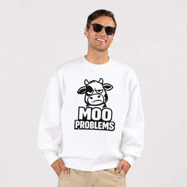 دورس گاو بامزه نوشته Moo Problems کد po166