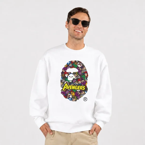 دورس مارول اونجرز طرح لوگوی BAPE (Avengers) کد po2060