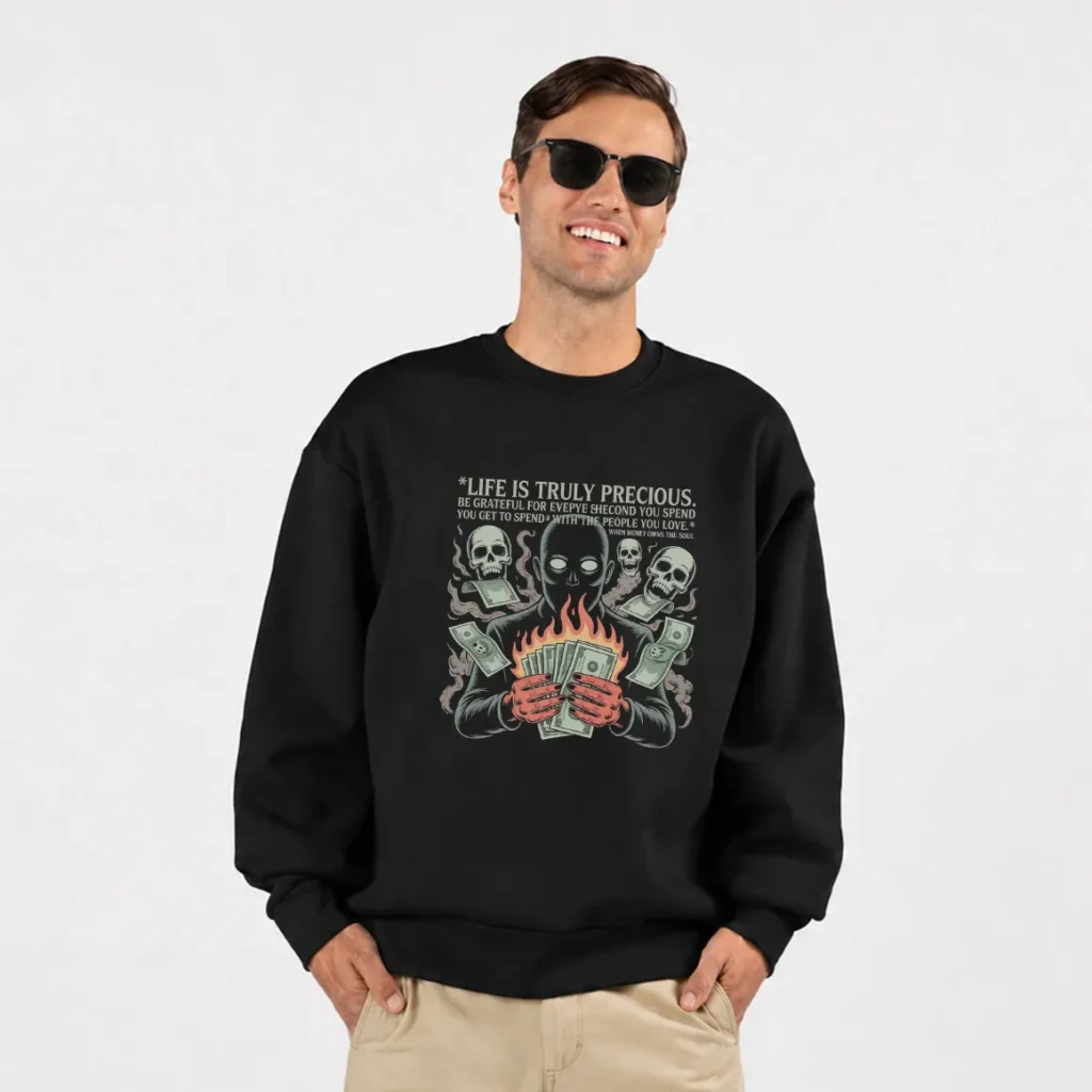 دورس طرح جمجمه Life Is Truly Precious کد po2969