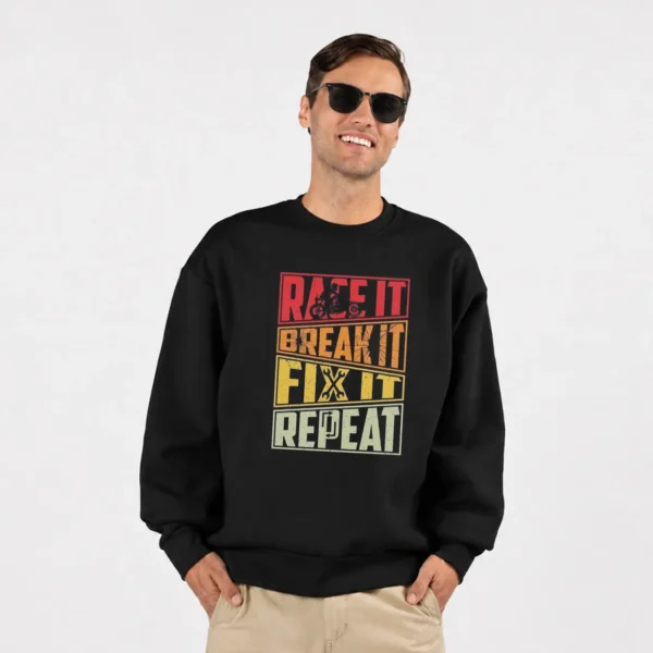 دورس موتورسواری طرح Ride It Break It Fix It Repeat کد po7509
