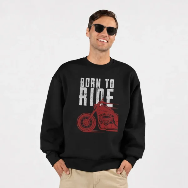 دورس موتورسوار طرح Born to Ride کد po968