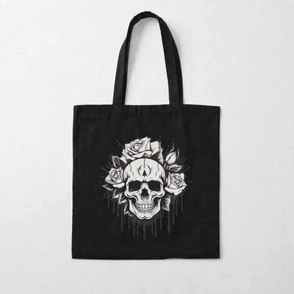توت بگ جمجمه و رز سبک گوتیک (Skull & Roses) کد 1