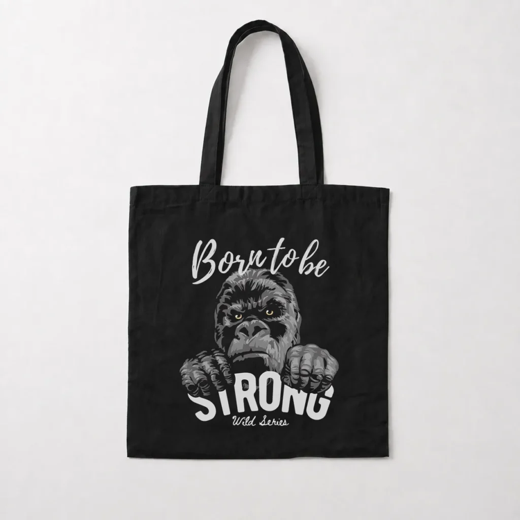 توت بگ گوریل طرح Born To Be Strong کد 10065