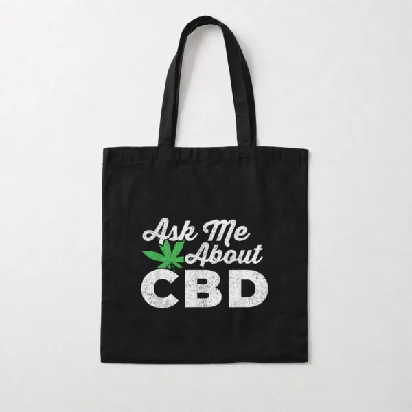توت بگ طرح برگ ماریجوانا تکست CBD (Ask Me About CBD) کد 10137