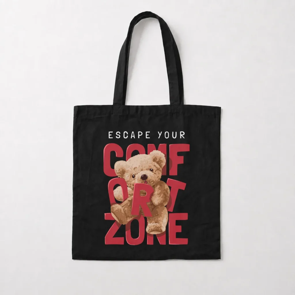 توت بگ خرس طرح Escape Your Comfort Zone کد 10176