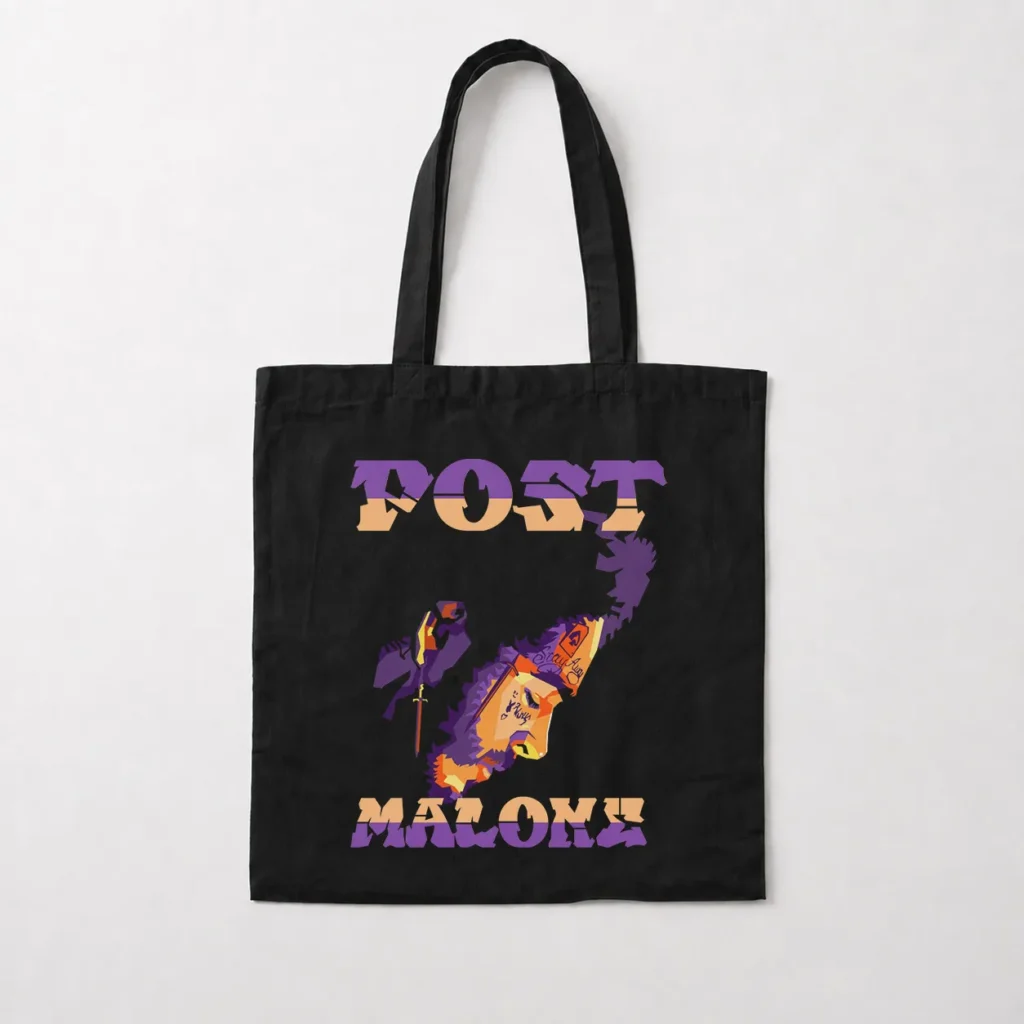 توت بگ پست مالون طرح پرتره بنفش (Post Malone) کد 1022