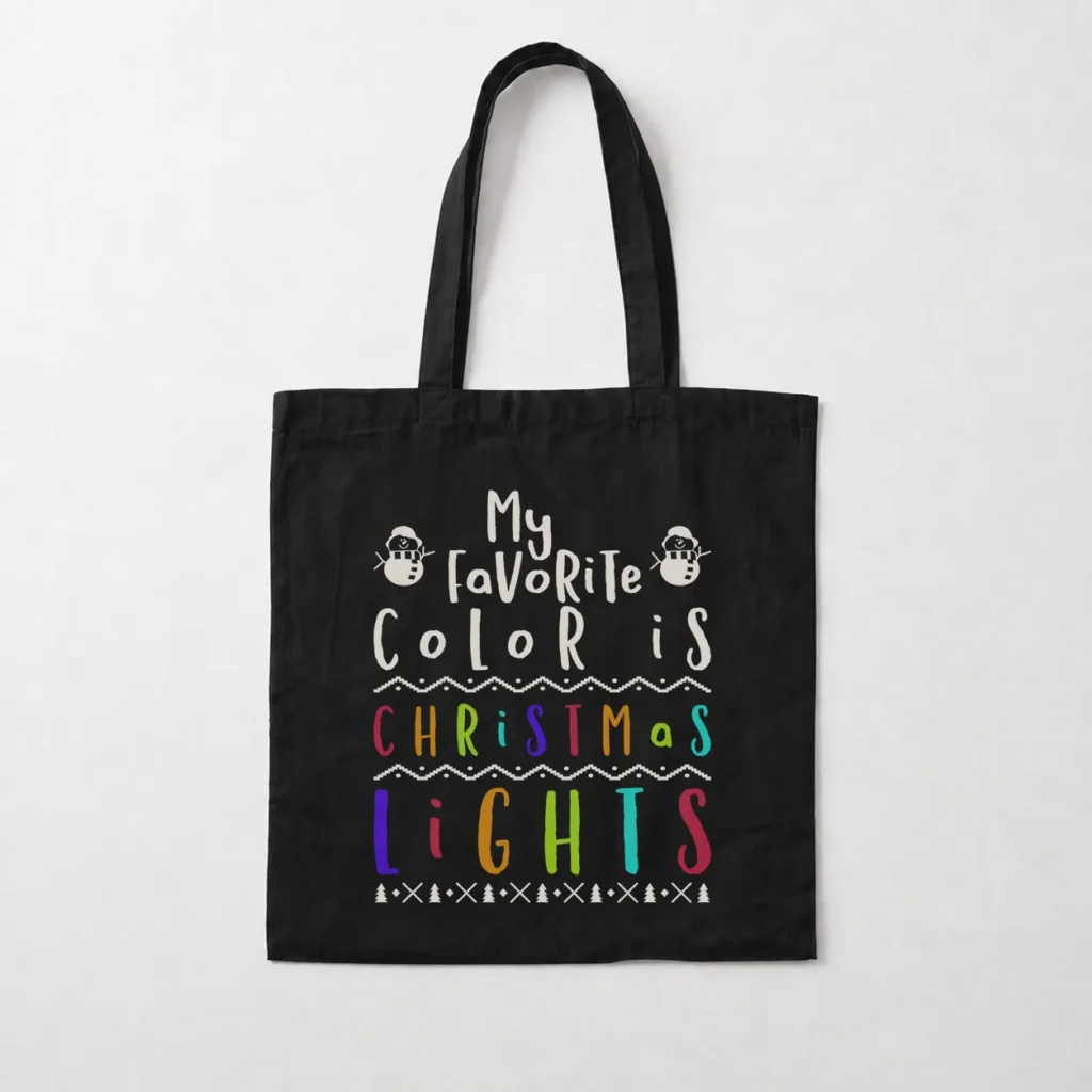 توت بگ کریسمس طرح Favorite Color Christmas Lights کد 10234