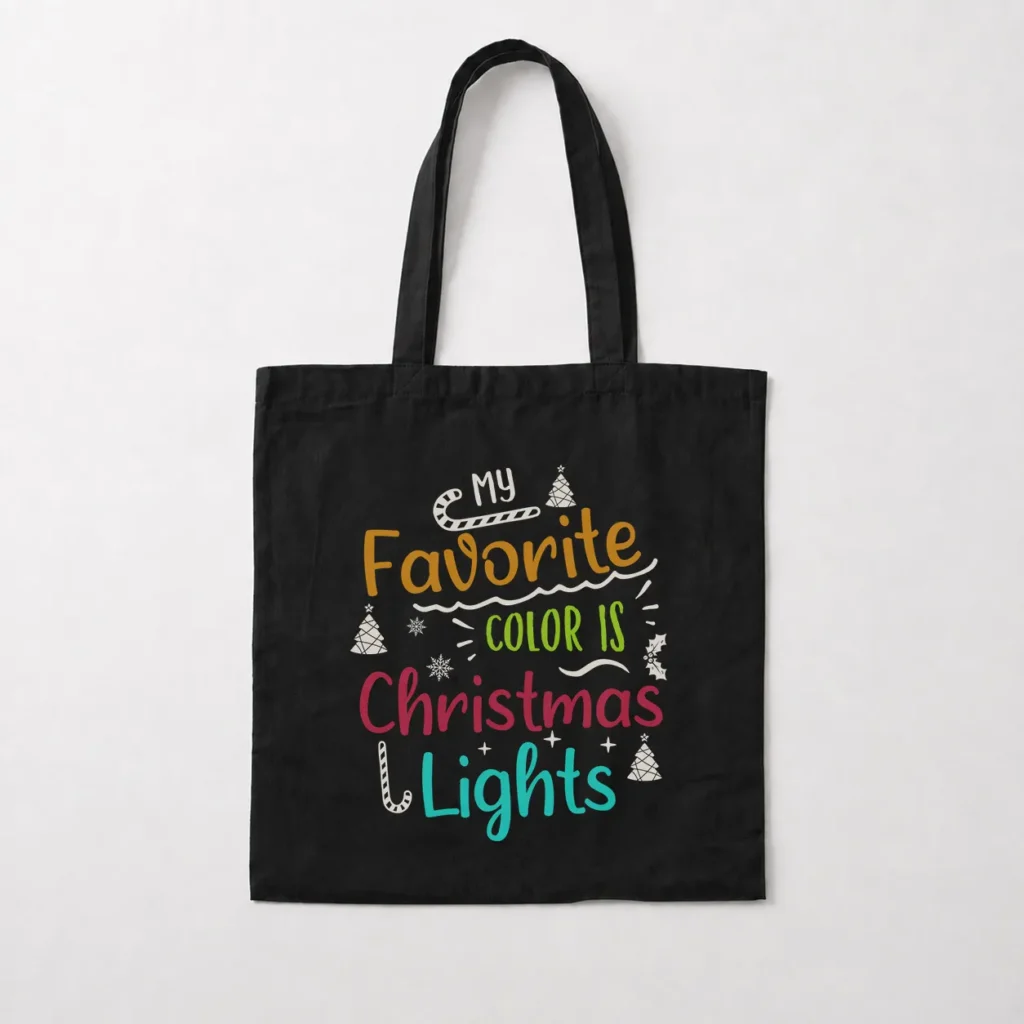 توت بگ کریسمس طرح Favorite Color Christmas Lights کد 10239