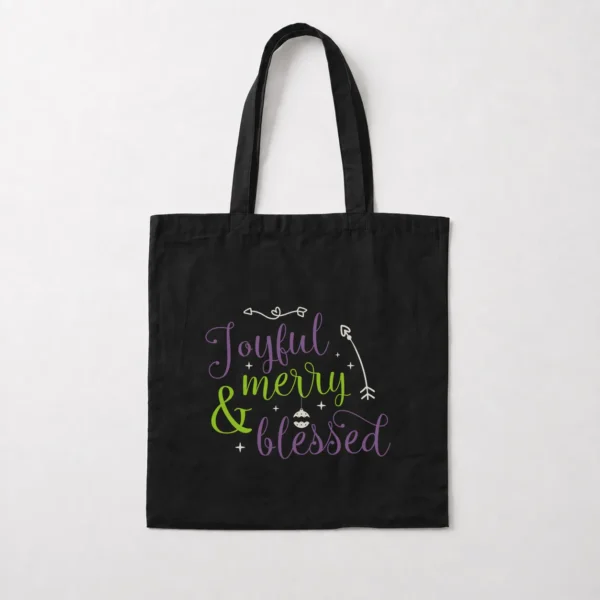 توت بگ کریسمس طرح Joyful Merry Blessed کد 10259