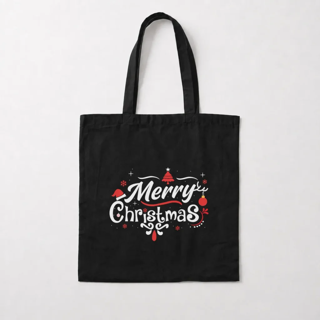 توت بگ کریسمس طرح تایپوگرافی Merry Christmas کد 10333