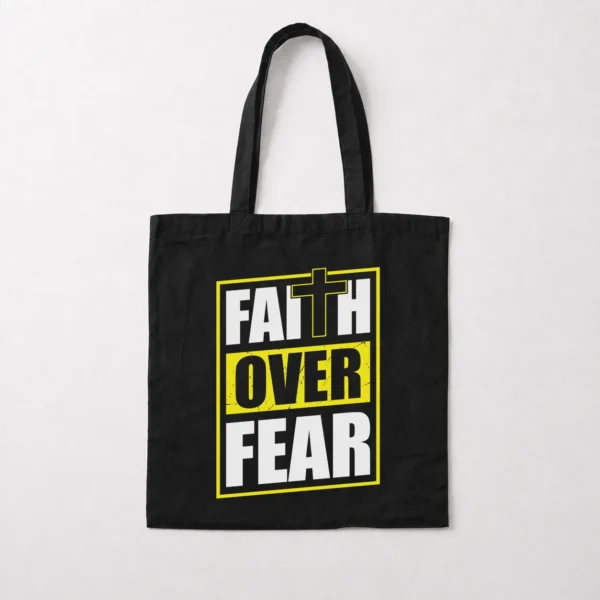 توت بگ ایمانی طرح Faith Over Fear کد 10348