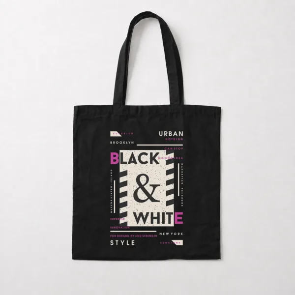 توت بگ استریت‌ویر طرح Black and White Style کد 10575