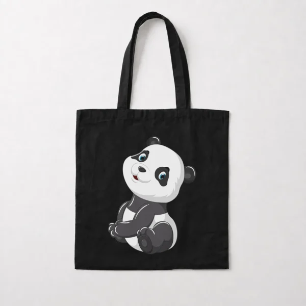توت بگ پاندای نشسته طرح Cute Panda کد 10646