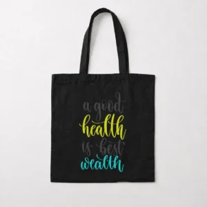 توت بگ انگیزشی طرح A Good Health Is Best Wealth کد 10780