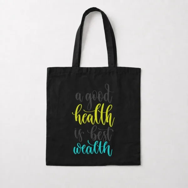 توت بگ انگیزشی طرح A Good Health Is Best Wealth کد 10780