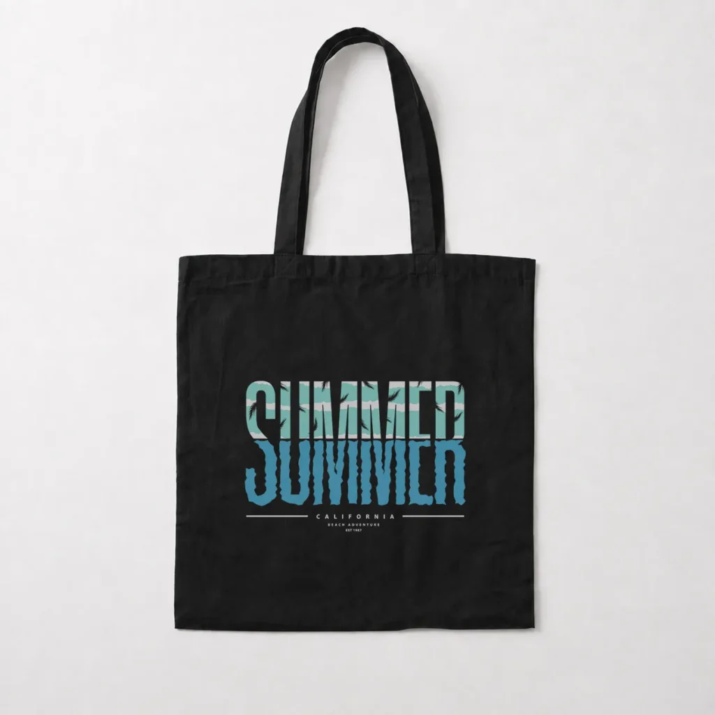توت بگ نوشته Summer با منظره ساحلی کد 1081