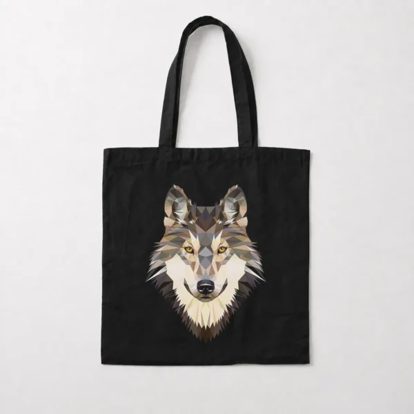 توت بگ گرگ طرح هندسی (Geometric Wolf) کد 10882