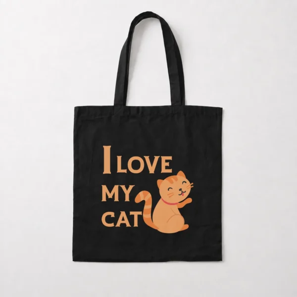 توت بگ گربه طرح I Love My Cat کد 11014