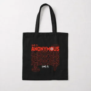 توت بگ Anonymous تایپوگرافی قرمز کد 12607