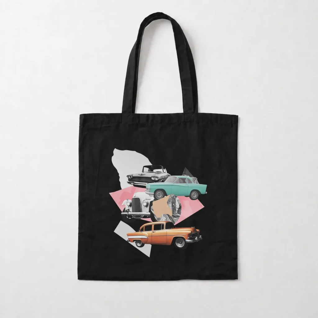 توت بگ ماشین کلاسیک طرح کلاژ رترو کد 12695