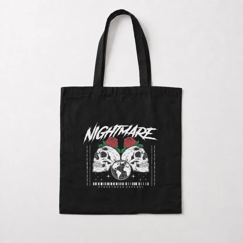 توت بگ جمجمه و گل رز طرح Nightmare کد 1329