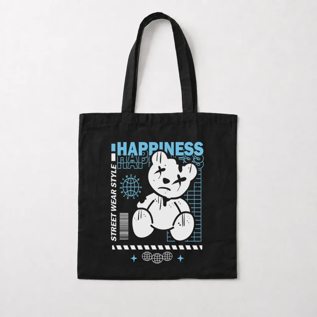 توت بگ خرس استریت‌ویر طرح Happiness کد 13323