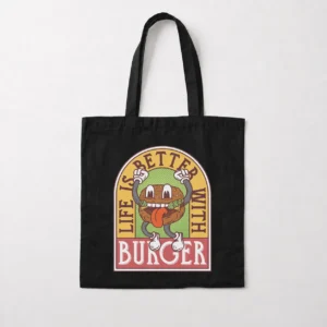 توت بگ برگر کارتونی طرح Life Is Better With Burger کد 13462