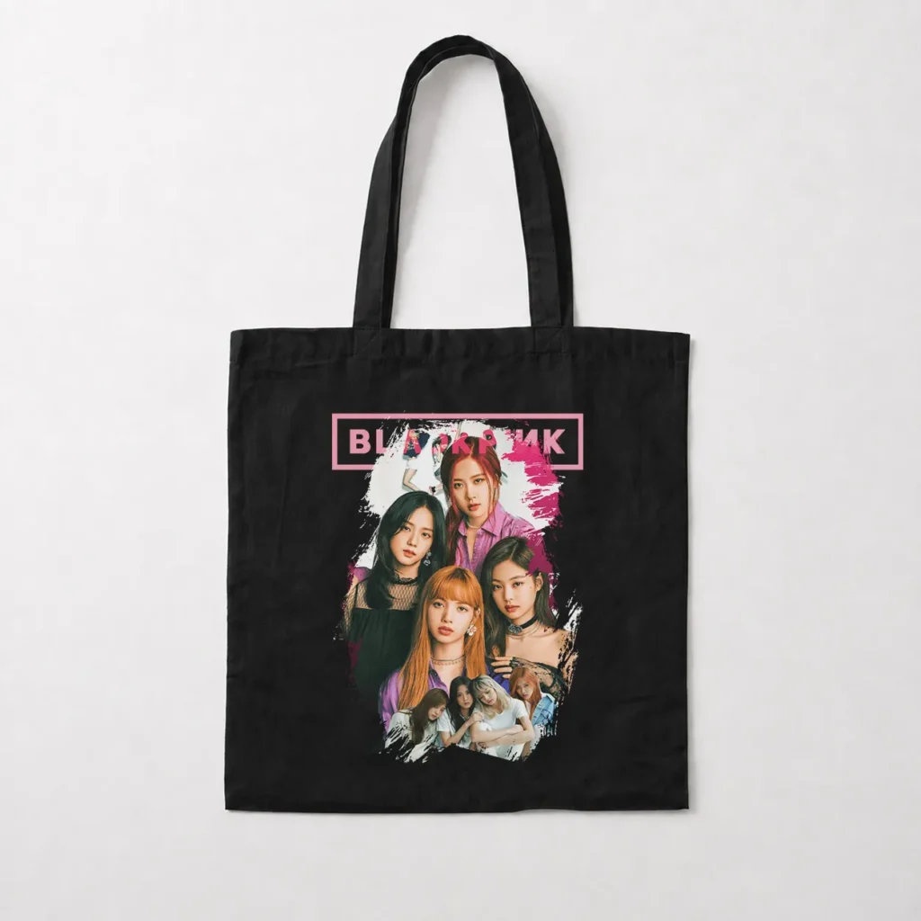 توت بگ بلک پینک طرح گروهی صورتی (BLACKPINK) کد 13525