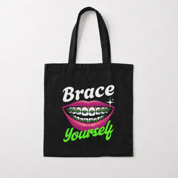 توت بگ لبخند ارتودنسی طرح Brace Yourself کد 13707
