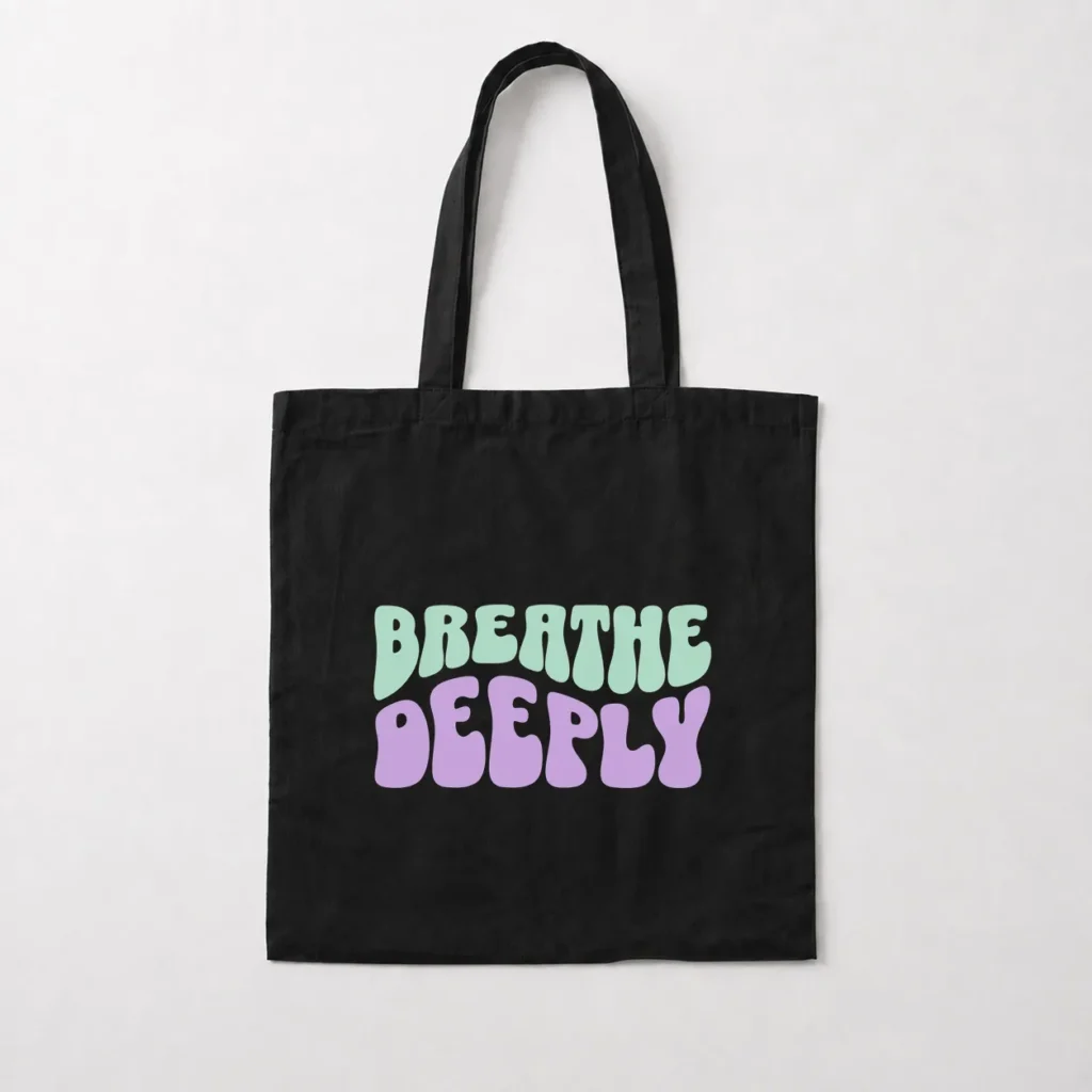 توت بگ تایپوگرافی Breathe Deeply کد 13735