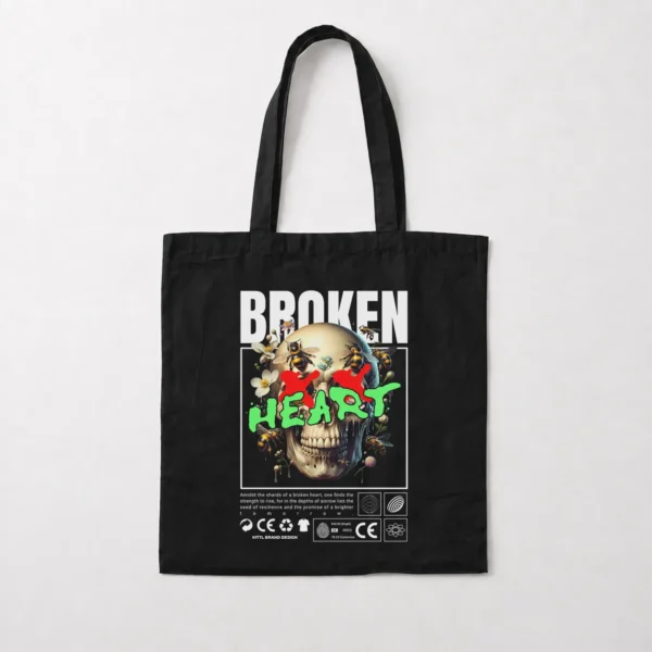 توت بگ جمجمه طرح Broken Heart کد 13752