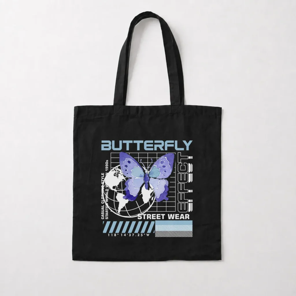 توت بگ پروانه استریت‌ویر طرح Butterfly Effect کد 13872