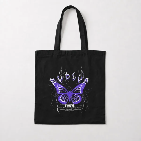 توت بگ پروانه طرح Evolve بنفش کد 13879