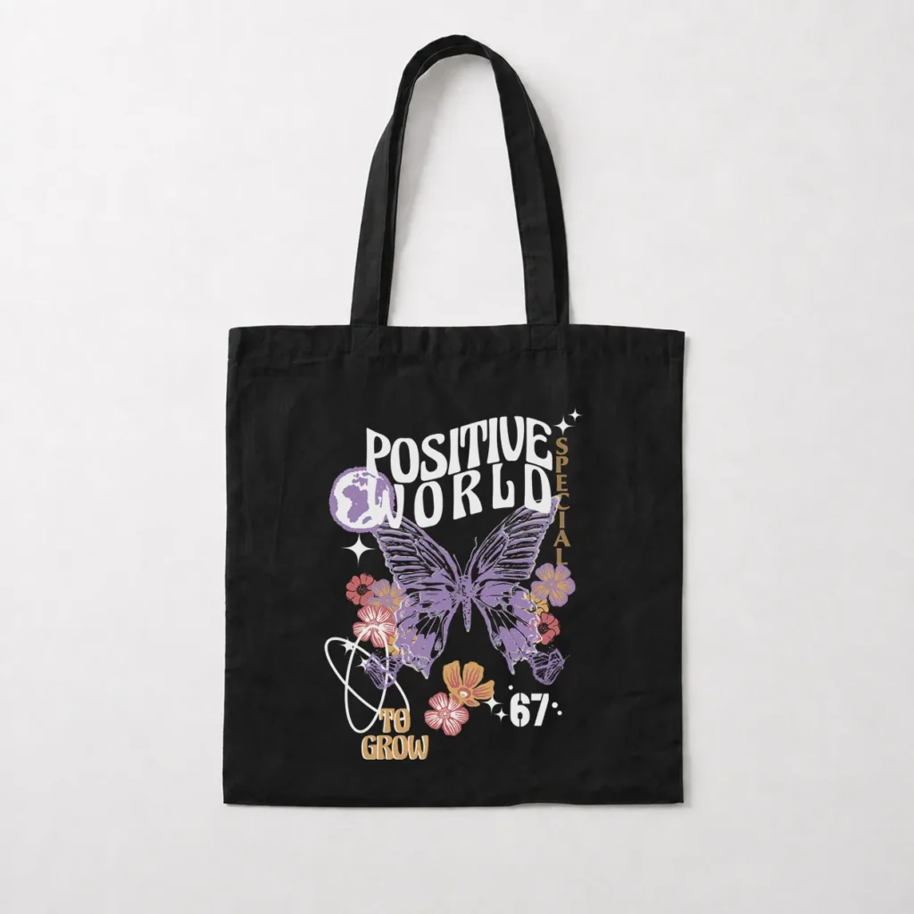 توت بگ پروانه طرح Positive World کد 13892
