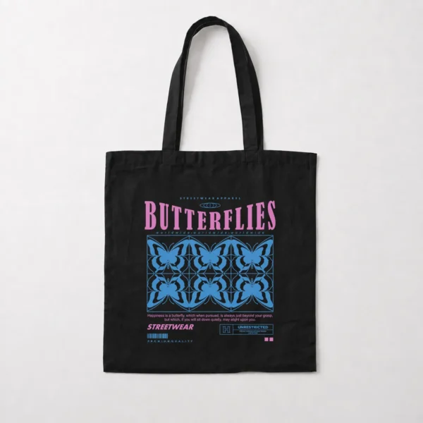 توت بگ پروانه طرح Butterflies Worldwide کد 13908