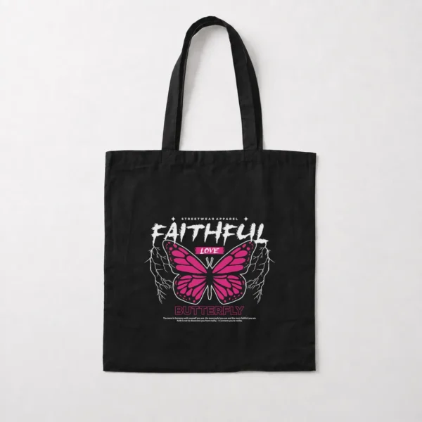 توت بگ پروانه طرح Faithful Love کد 13922