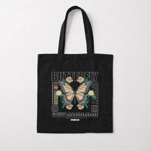 توت بگ پروانه طرح Butterfly Effect کد 13926
