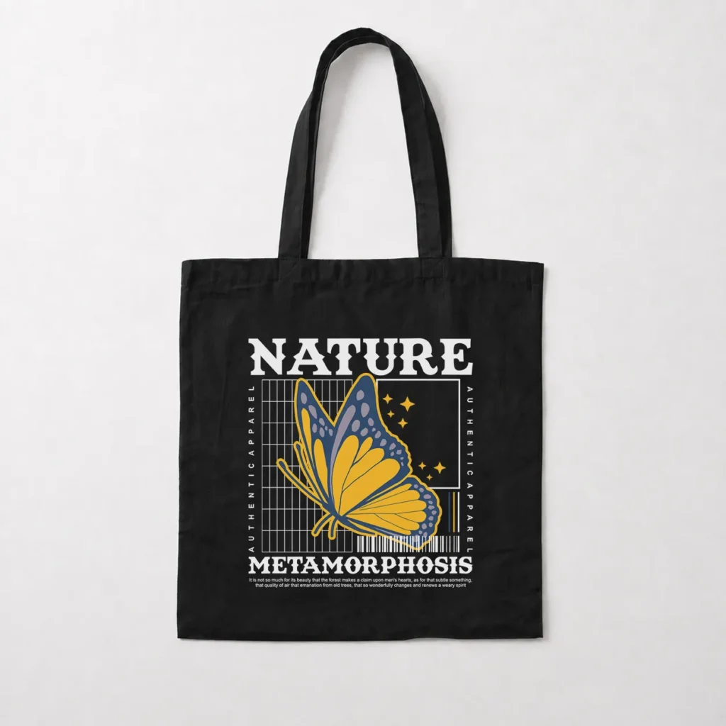 توت بگ پروانه طرح Nature Metamorphosis کد 13929