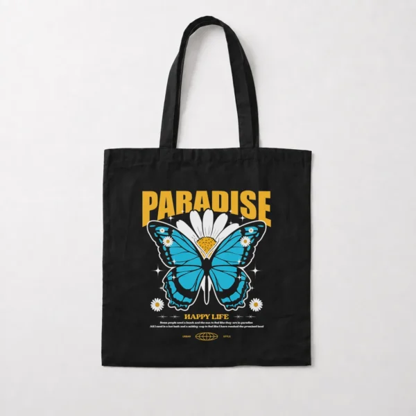 توت بگ پروانه طرح Paradise Happy Life کد 13949