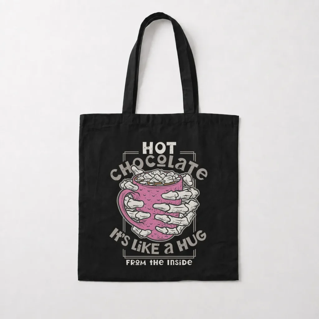 توت بگ نوشته Hot Chocolate Is Like a Hug from the Inside کد 14008