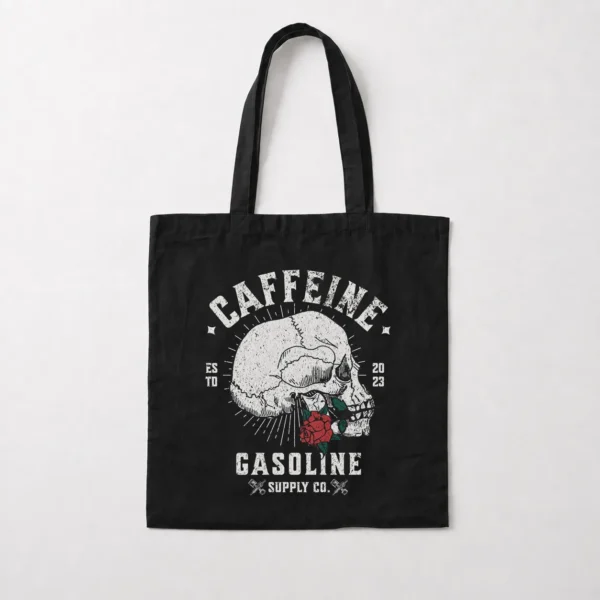 توت بگ جمجمه طرح Caffeine Gasoline Supply Co کد 14011