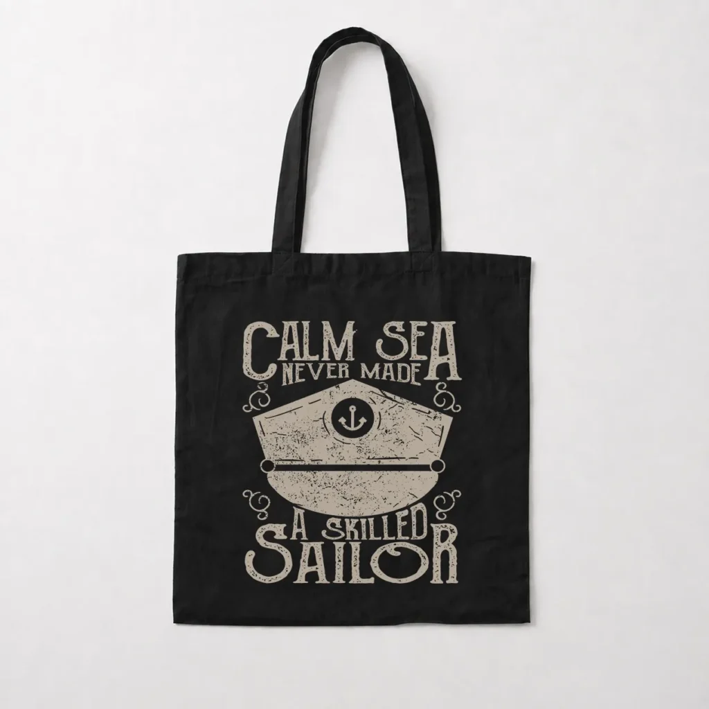 توت بگ لنگر طرح Calm Sea A Skilled Sailor کد 14024