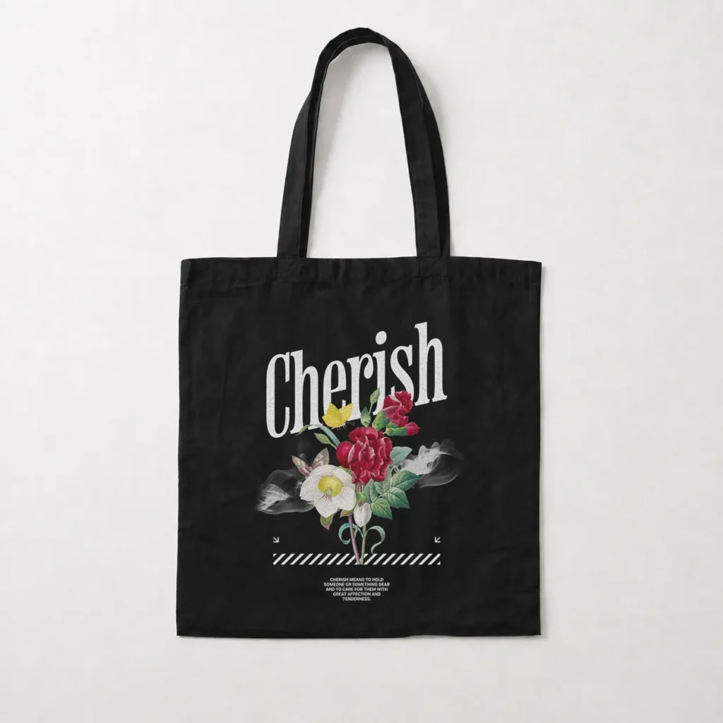 توت بگ گل رز طرح Cherish کد 14313